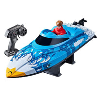 HKM-857939 High-Speed Remote Control Speedboat with LED Light and Capsizing Recovery