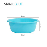 HKM-857939 Round PP Plastic Bucket with Lid for Bathroom and Washroom Use