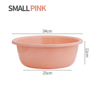 HKM-857939 Round PP Plastic Bucket with Lid for Bathroom and Washroom Use