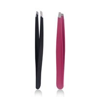 HKM-857939 Stainless Steel Eyebrow Trimming Clip Set in Black, Rose Red, and Silver Finishes