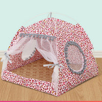 HKM-8579517 Cozy Four Seasons Dog House and Cat Tent - Soft, Anti-Skid, Available in Four Sizes