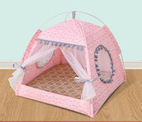 HKM-8579517 Cozy Four Seasons Dog House and Cat Tent - Soft, Anti-Skid, Available in Four Sizes