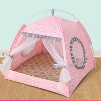 HKM-8579517 Cozy Four Seasons Dog House and Cat Tent - Soft, Anti-Skid, Available in Four Sizes