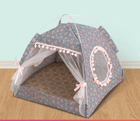 HKM-8579517 Cozy Four Seasons Dog House and Cat Tent - Soft, Anti-Skid, Available in Four Sizes