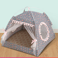 HKM-8579517 Cozy Four Seasons Dog House and Cat Tent - Soft, Anti-Skid, Available in Four Sizes
