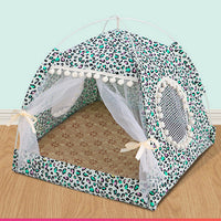 HKM-8579517 Cozy Four Seasons Dog House and Cat Tent - Soft, Anti-Skid, Available in Four Sizes