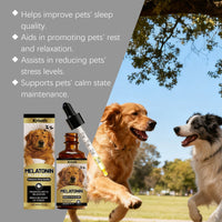 HKM-8580541 Dog Advanced Melatonin Drops for Calm and Relaxation - 60ml Natural Sleep Support