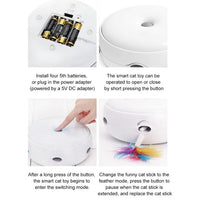 HKM-8581309 Automatic Electric Cat Toy with Smart Turntable and Donut Design