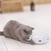 HKM-8581309 Automatic Electric Cat Toy with Smart Turntable and Donut Design