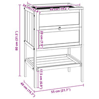 HKM-8582077 Wooden Hamster Cage with Accessories – Solid Fir Wood, Multi-Level Design, Spacious Habitats for Small Pets