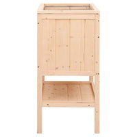 HKM-8582077 Wooden Hamster Cage with Accessories – Solid Fir Wood, Multi-Level Design, Spacious Habitats for Small Pets