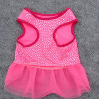 HKM-8582845 Cute Embroidered Cotton Skirt for Puppies