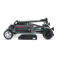 HKM-858387 Lightweight 4-Wheel Electric Mobility Scooter for Outdoor Travel, Foldable, 18KM Range, Brushless Motor, Waterproof