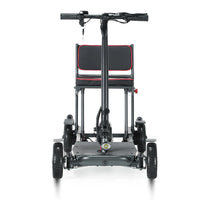 HKM-858387 Lightweight 4-Wheel Electric Mobility Scooter for Outdoor Travel, Foldable, 18KM Range, Brushless Motor, Waterproof