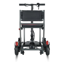 HKM-858387 Lightweight 4-Wheel Electric Mobility Scooter for Outdoor Travel, Foldable, 18KM Range, Brushless Motor, Waterproof