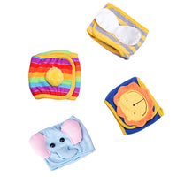 HKM-8586045 Menstrual Safety Pants for Pets in Fun Cartoon Patterns – Cotton, Various Sizes Available