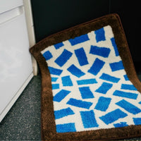 HKM-8587069 Dopamine Color Matching Square Carpet in Multiple Patterns and Colors