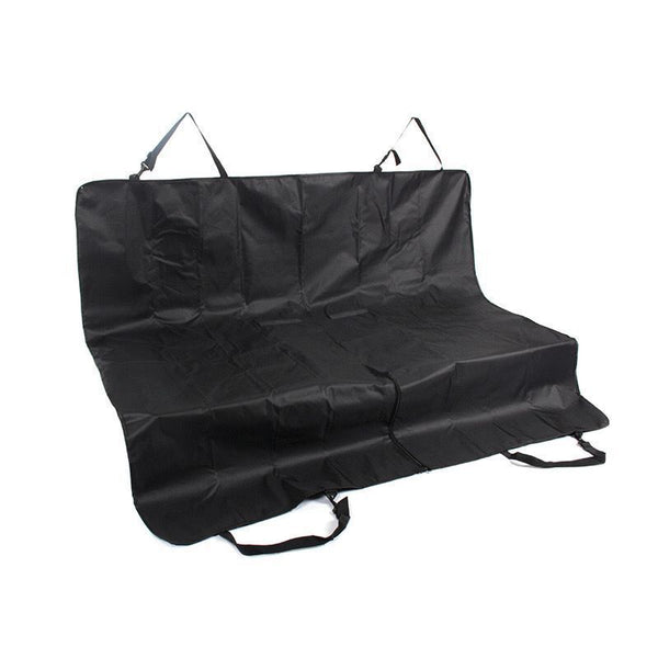 HKM-858707 Car Rear Seat Pet Protection Mat - Anti-Scratch Oxford Cloth Cushion in Black Knight, Butter Green, and Retro White