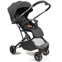 HKM-858707 Portable Folding Baby Stroller with 360-Degree Rotation for Newborns and Toddlers
