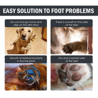 HKM-8588093 Dog Paw Care Solution - 100ml Foot Cleaning Formula for Dogs