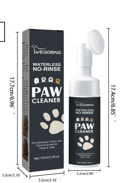 HKM-8588093 Dog Paw Care Solution - 100ml Foot Cleaning Formula for Dogs