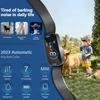 HKM-8588221 Color Screen Bark-Stop Dog Training Collar - Adjustable ABS Design for Effective Training