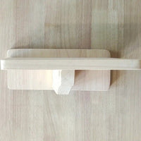 HKM-8589501 Wall-Mounted Solid Wood Cat Nest with Breathable Hemp Rope and Suspension Bridge Design