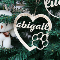HKM-858963 Wooden Holiday Pendant - Christmas Tree, Paw Prints, Cat Faces & More, 100mmX100mm