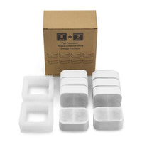 HKM-859027 Automatic Ceramic Pet Water Dispenser Filter Cartridge Box with Activated Carbon Element