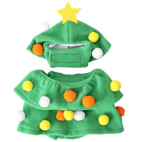 HKM-8590397 Funny Christmas Tree Costume for Cats and Dogs - Green Polyester Pet Clothing