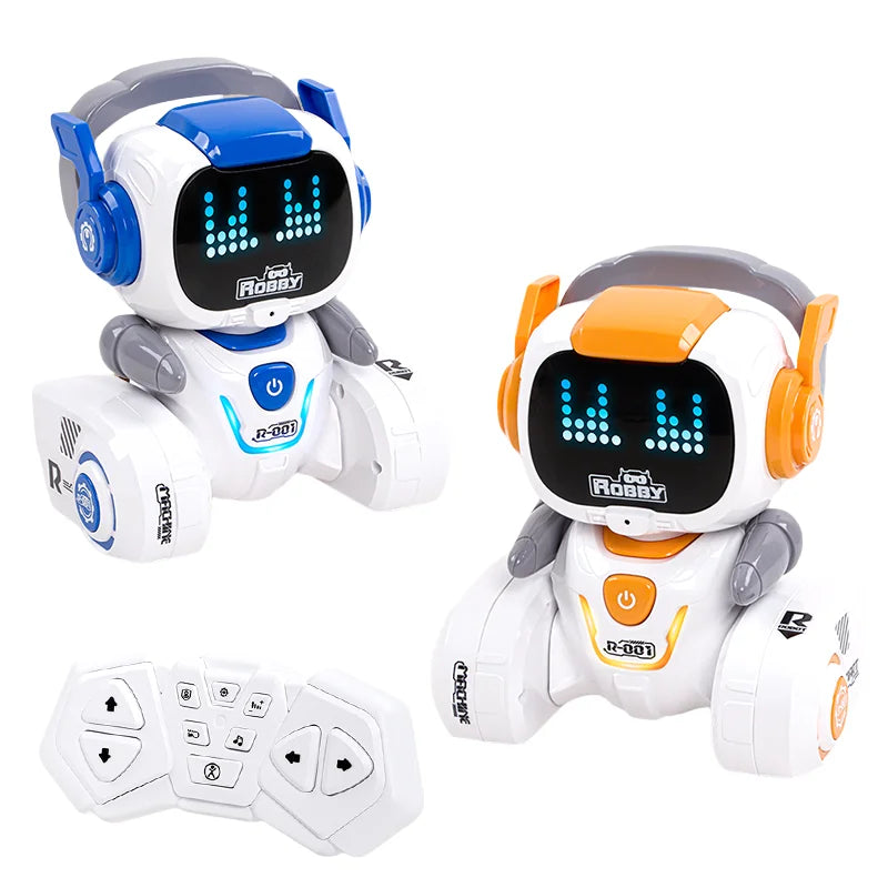 HKM-859091 Smart Programming Robot Toy for Kids, Remote Control Dancing & Walking Educational Mini Robot, Touch Sensor, 8+ Years, Battery Operated