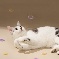 HKM-8591037 Interactive Cat Teaser Stick with Rubber Bands for Stuffy Pet Engagement