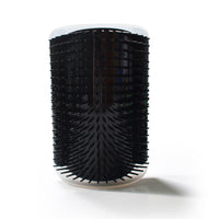 HKM-8591805 Cat Massage Rubbing Brush with Catnip ¨C Durable Plastic Hair Comb for Wall Corner Use