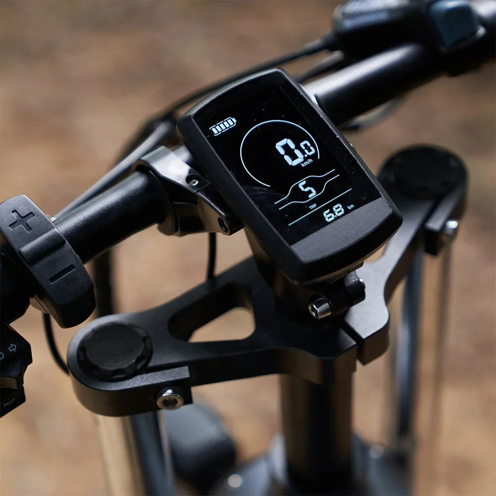 HKM-859219 Collapsible All Terrain Electric Bike 20" 48V 500W 20AH with Hydraulic Disc Brakes and LCD Display