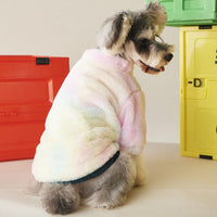 HKM-8592573 Thick Fur Dog Coat for Autumn and Winter - Casual Two-Legged Pet Suit