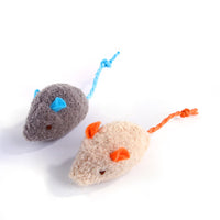 HKM-859283 Pet Cat Plush Catnip Mouse Shape Interactive Toy