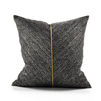 HKM-859347 New Chinese Style Simple Jacquard Pillow Cushion - Hu Si, 45x45cm Cotton Cover
