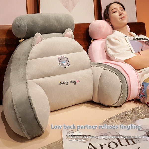 HKM-859475 Cute 3D Cartoon Waist Pillow for Bed and Sofa - Various Animal Designs