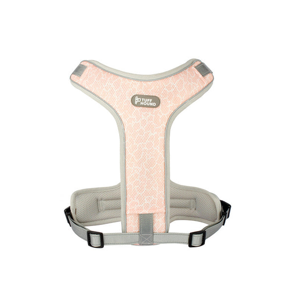 HKM-8595261 Dog Chest Strap ¨C Nylon, Available in Pink Marble, Passionate Red, Cosmic Adventurer, Black Carbon Molecule, Vitality Powder, Multiple Sizes