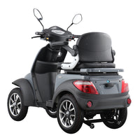 HKM-859539 1000W 4-Wheel Electric Scooter with Lead-Acid Battery, 40-60km Range, LED Light