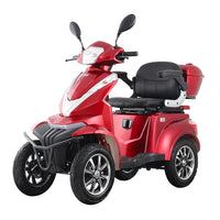 HKM-859539 1000W 4-Wheel Electric Scooter with Lead-Acid Battery, 40-60km Range, LED Light