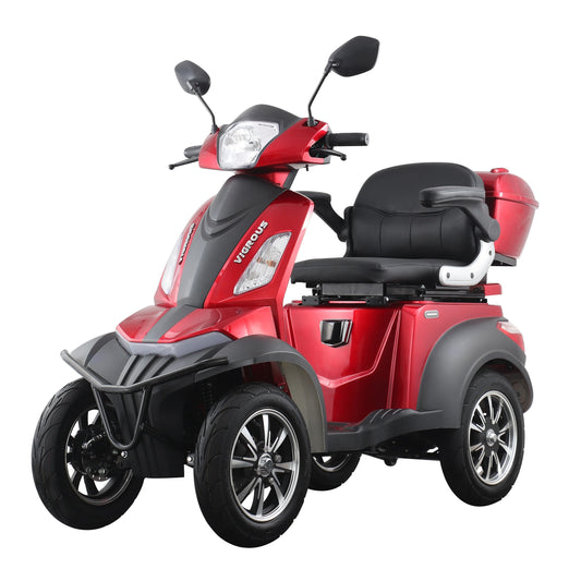 HKM-859539 1000W 4-Wheel Electric Scooter with Lead-Acid Battery, 40-60km Range, LED Light