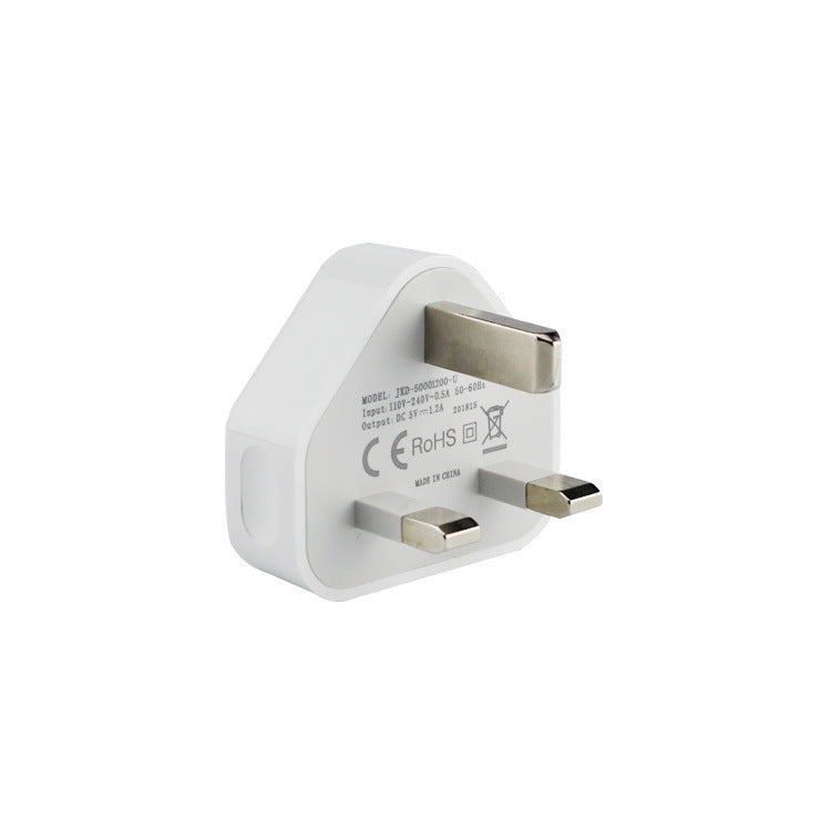 HKM-859539 5V1A USB Wall Charger Adapter for Smartphones and Tablets, Short Circuit and Overcharge Protection, AC 100-240V Input