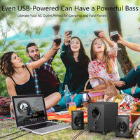 HKM-859667 Multimedia Home Theatre System with Bluetooth Subwoofer for Enhanced Computer Audio