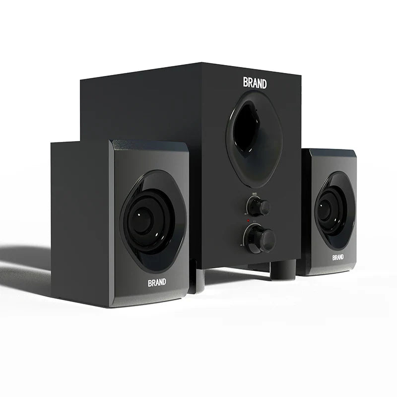 HKM-859667 Multimedia Home Theatre System with Bluetooth Subwoofer for Enhanced Computer Audio