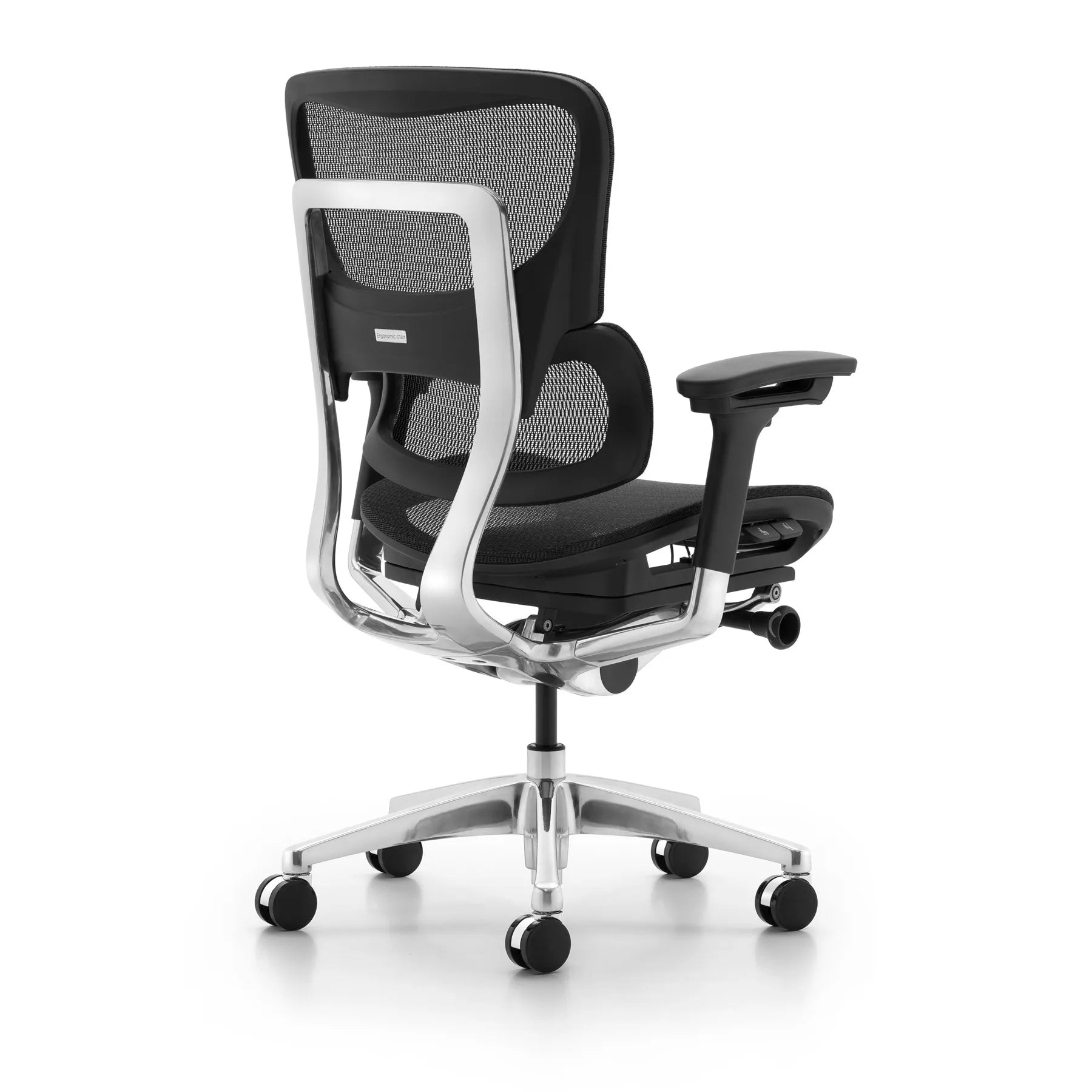 HKM-859923 Ergonomic Adjustable Height Swivel Office Chair with Dynamic Lumbar Support and Leather Cushion