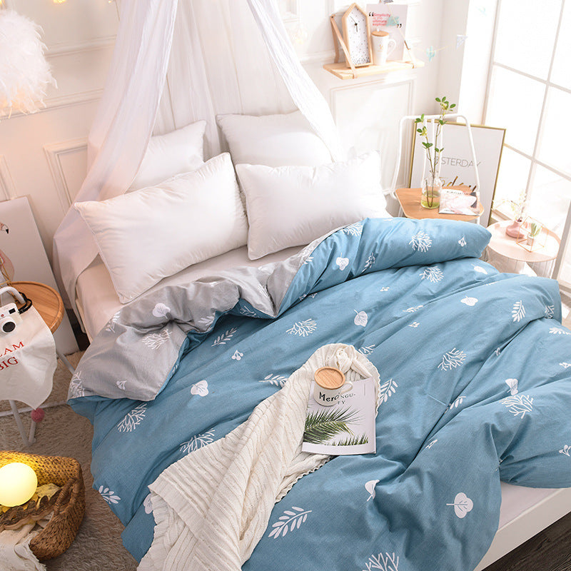 HKM-859987 Cotton Bed Quilt Cover - Soft and Comfortable Bedding Essential