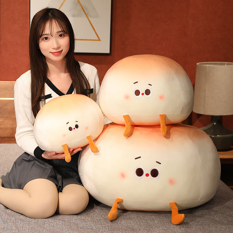 HKM-860115 Super Soft Cartoon Steamed Bun Cushion - Available in Multiple Sizes