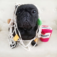 HKM-8601405 Interactive Plush Pet Sniffing Toy for Dogs - Cute Food Leaking Design, 13cm