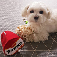 HKM-8601405 Interactive Plush Pet Sniffing Toy for Dogs - Cute Food Leaking Design, 13cm